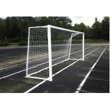 Ворота футбольные юниорские 5х2м алюминиевые 80х80мм...