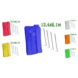 Разметка площадки для бадминтона 13.4х6.1м (ленты)