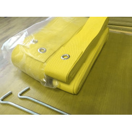 Разметка площадки для волейбола 9х18м - жёлтый (ленты)