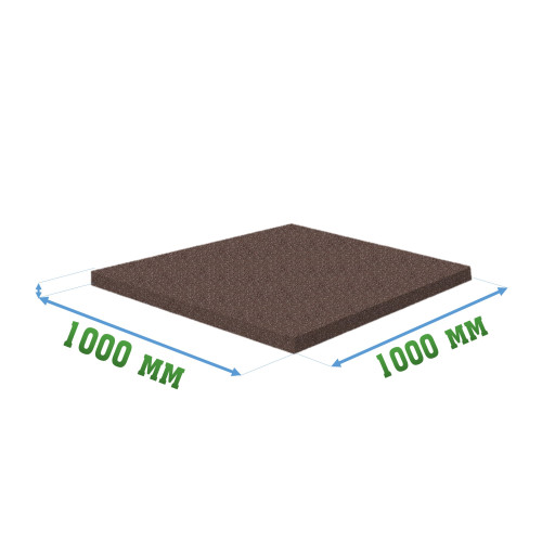 Покрытие для тира и стрельбищ 1000x1000x30мм