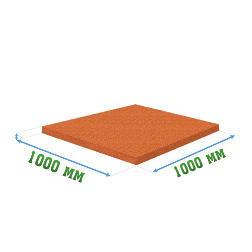 Покрытие для тира и стрельбищ 1000x1000x30мм