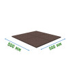 Напольное покрытие 500x500x40мм Standart