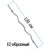 Гриф для штанги 120 см EZ-образный (d = 25 мм)