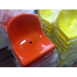 Кресло пластиковое 2 крепления (стадионное, цвет на выбор)