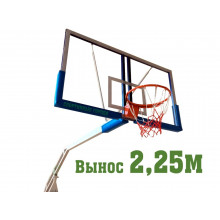 Стойка Баскетбольная (Мобильная, Вынос 2,25М + Шит)