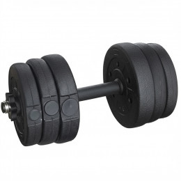 Набор 2 гантели по 12,5кг разборные(цемент/пластик), общий вес 25кг